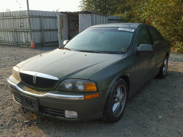 1LNHM87A9YY600447 - 2000 LINCOLN LS მწვანე ფოტო 2