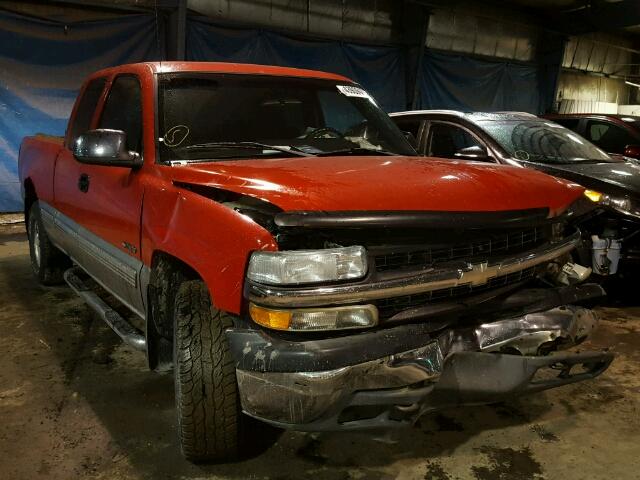 2GCEK19T711282386 - 2001 CHEVROLET SILVERADO RED photo 1