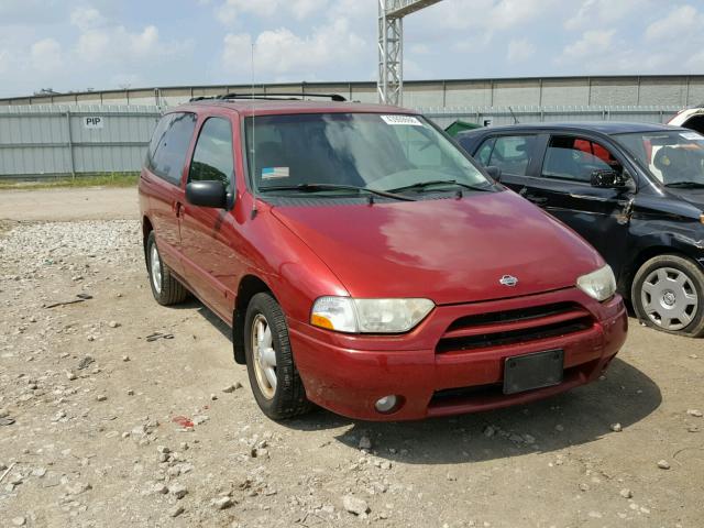 4N2ZN16T61D806867 - 2001 NISSAN QUEST SE RED photo 1