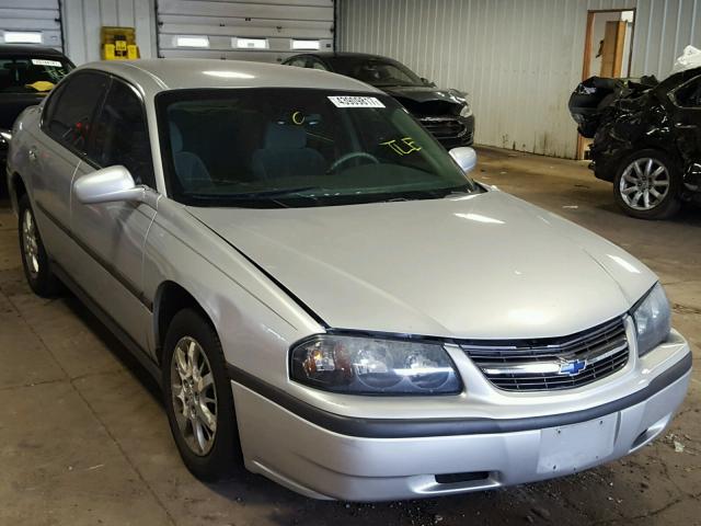 2G1WF52E949428233 - 2004 CHEVROLET IMPALA SILVER photo 1