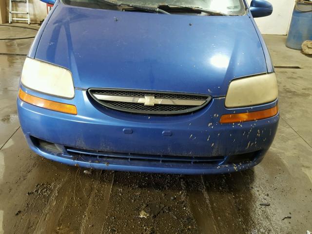 KL1TJ62694B186072 - 2004 CHEVROLET AVEO LS BLUE photo 9