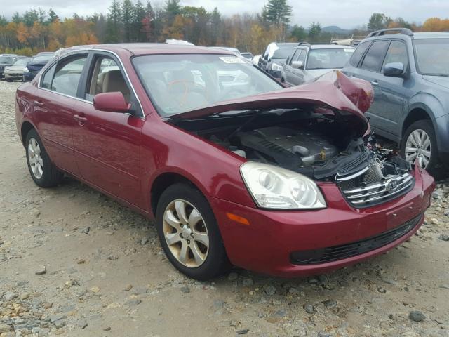 KNAGE124065026452 - 2006 KIA OPTIMA RED photo 1