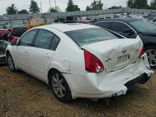 1N4BA41E54C912897 - 2004 NISSAN MAXIMA SE WHITE photo 3