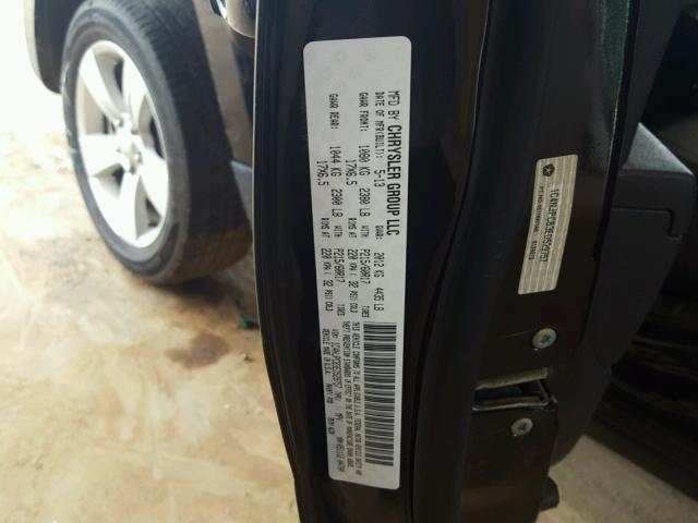 1C4NJPCB3ED529757 - 2014 JEEP PATRIOT LI BLACK photo 10