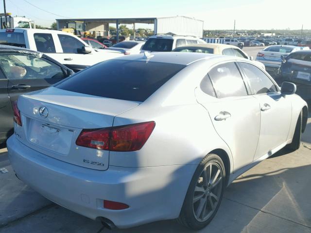 JTHBK262685059154 - 2008 LEXUS IS 250 WHITE photo 4