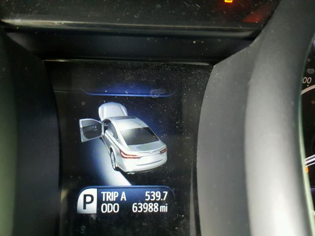 4T1BK1EB7GU202710 - 2016 TOYOTA AVALON XLE BLACK photo 8