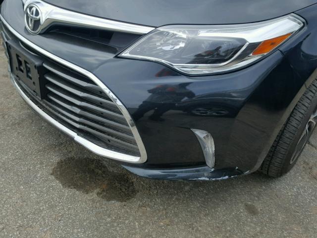 4T1BK1EB7GU202710 - 2016 TOYOTA AVALON XLE BLACK photo 9