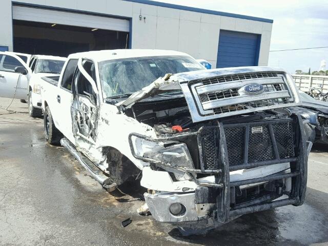 1FTFW1ET6EKF36349 - 2014 FORD F150 SUPER WHITE photo 1