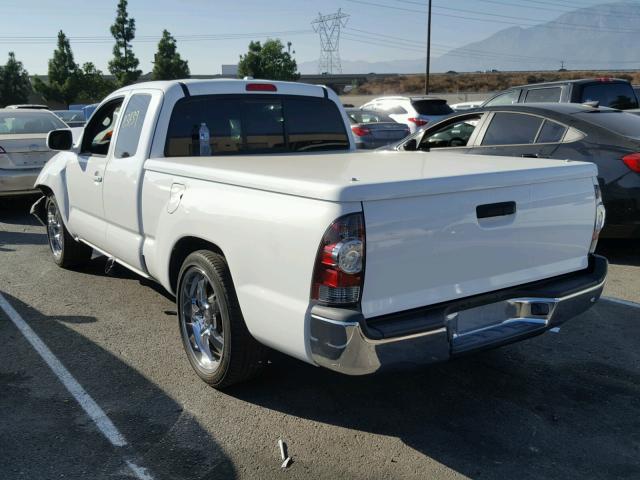 5TETX22NX9Z667524 - 2009 TOYOTA TACOMA ACC WHITE photo 3