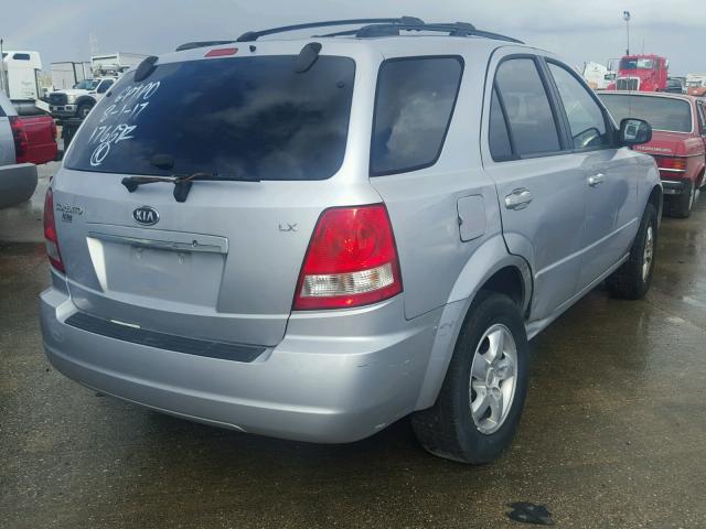 KNDJD733965598401 - 2006 KIA SORENTO EX SILVER photo 4