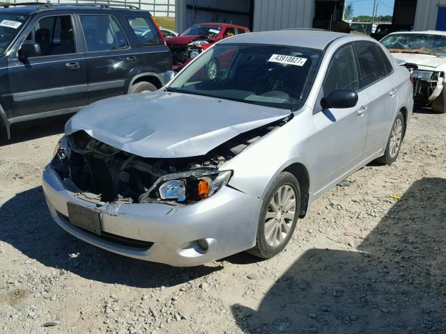 JF1GE616X8H504273 - 2008 SUBARU IMPREZA SILVER photo 2