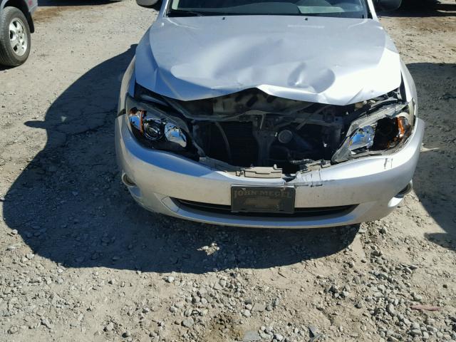 JF1GE616X8H504273 - 2008 SUBARU IMPREZA SILVER photo 9