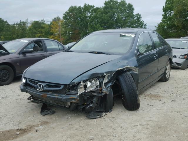 1HGCM66525A038596 - 2005 HONDA ACCORD EX GREEN photo 2