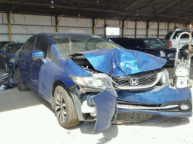 19XFB2F98FE003573 - 2015 HONDA CIVIC EXL 蓝色 照片 1