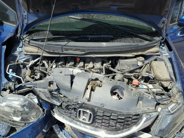 19XFB2F98FE003573 - 2015 HONDA CIVIC EXL 蓝色 照片 7