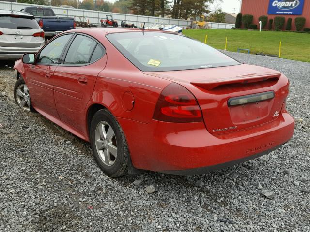 2G2WP552281105866 - 2008 PONTIAC GRAND PRIX RED photo 3