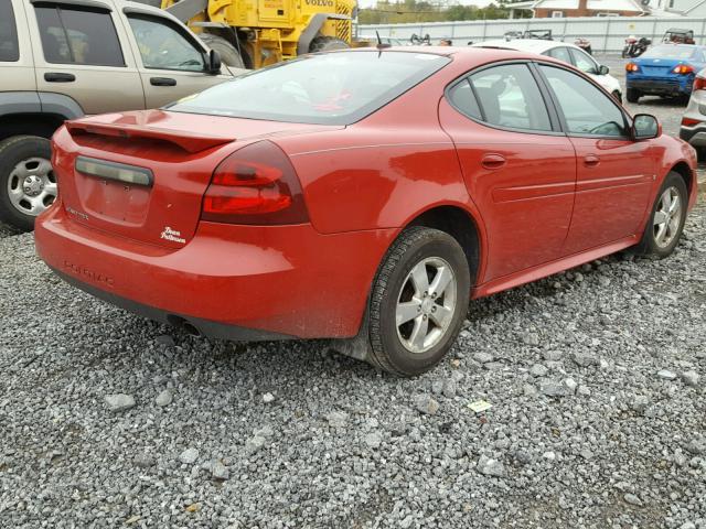 2G2WP552281105866 - 2008 PONTIAC GRAND PRIX RED photo 4