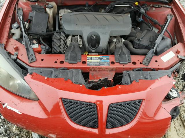 2G2WP552281105866 - 2008 PONTIAC GRAND PRIX RED photo 7