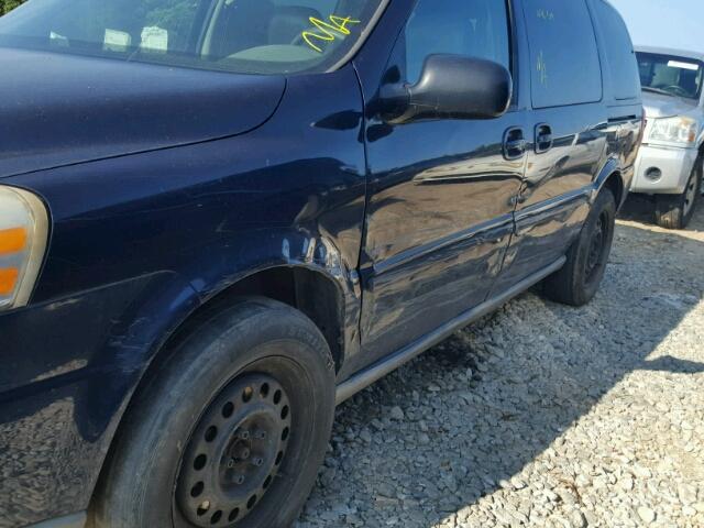 1GNDV23L55D249647 - 2005 CHEVROLET UPLANDER L 蓝色 照片 9