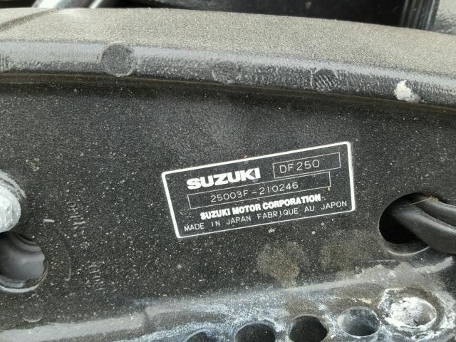 25003F210246 - 2013 SUZUKI MARINE LOT BLACK photo 10