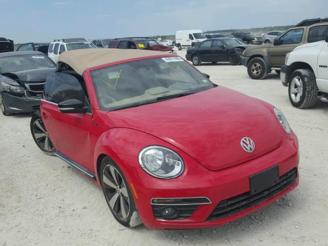 3VW7S7AT0FM802027 - 2015 VOLKSWAGEN BEETLE R-L RED photo 1