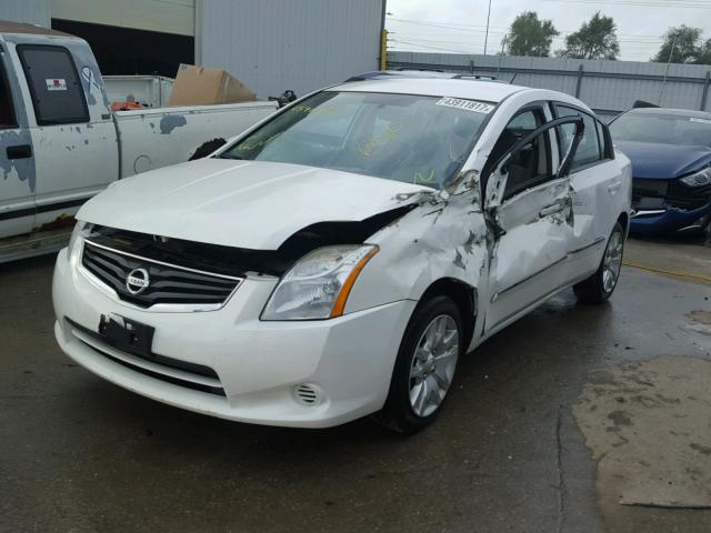 3N1AB6AP9BL663265 - 2011 NISSAN SENTRA 2.0 WHITE photo 2