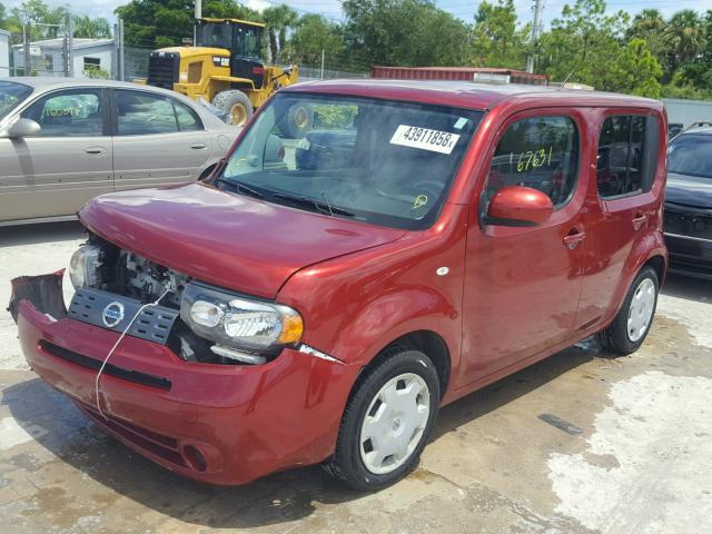 JN8AZ2KR6ET350356 - 2014 NISSAN CUBE S RED photo 2