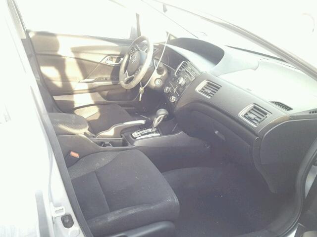 19XFB2F59DE065168 - 2013 HONDA CIVIC LX Argent photo 5