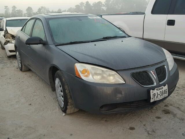 1G2ZF58BX74236171 - 2007 PONTIAC G6 VALUE L CHARCOAL photo 1