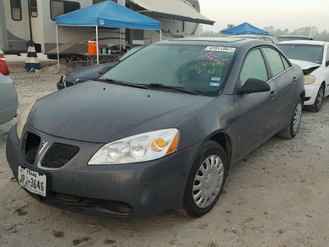 1G2ZF58BX74236171 - 2007 PONTIAC G6 VALUE L CHARCOAL photo 2