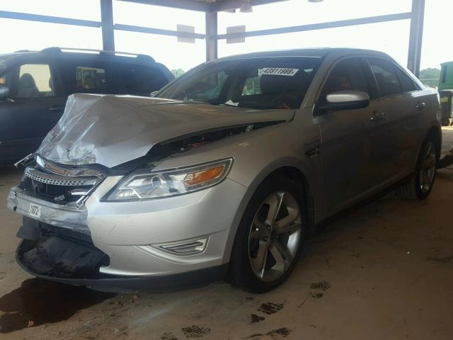 1FAHP2KT3AG102621 - 2010 FORD TAURUS SHO SILVER photo 2