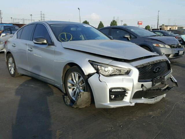 JN1BV7APXEM687201 - 2014 INFINITI Q50 BASE Plata foto 2
