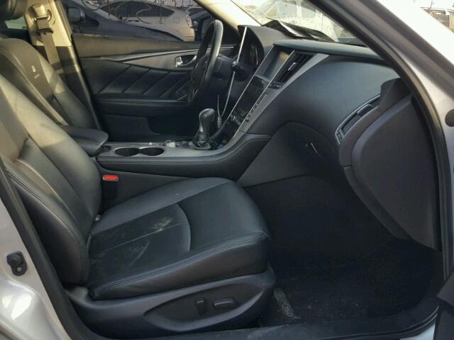 JN1BV7APXEM687201 - 2014 INFINITI Q50 BASE Plata foto 5