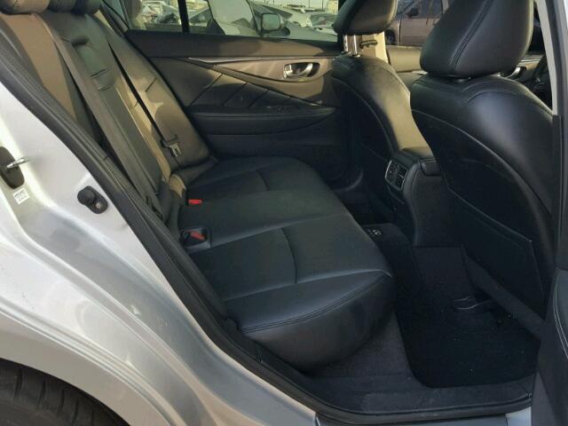 JN1BV7APXEM687201 - 2014 INFINITI Q50 BASE Plata foto 6