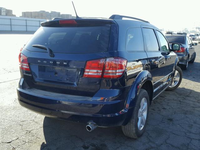 3C4PDCAB2HT552635 - 2017 DODGE JOURNEY SE BLUE photo 4