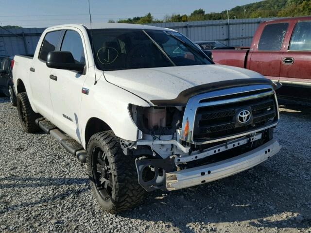 5TFDW5F11BX170505 - 2011 TOYOTA TUNDRA WHITE photo 1