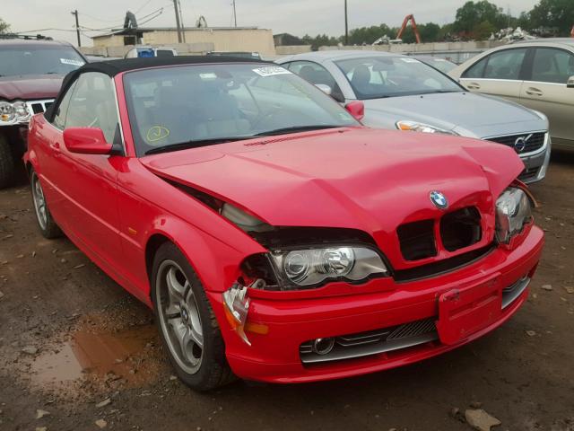 WBABS53491EV85290 - 2001 BMW 330 CI RED photo 1