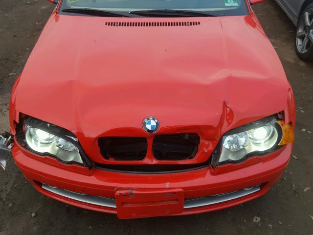 WBABS53491EV85290 - 2001 BMW 330 CI RED photo 7