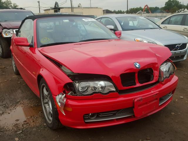 WBABS53491EV85290 - 2001 BMW 330 CI RED photo 9