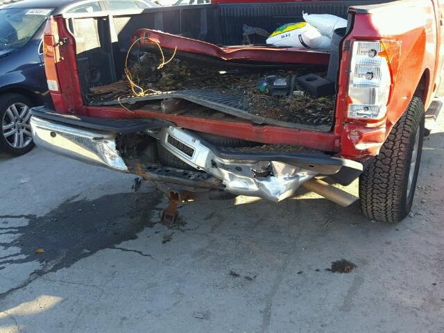 1N6BA07CX8N347191 - 2008 NISSAN TITAN XE RED photo 9