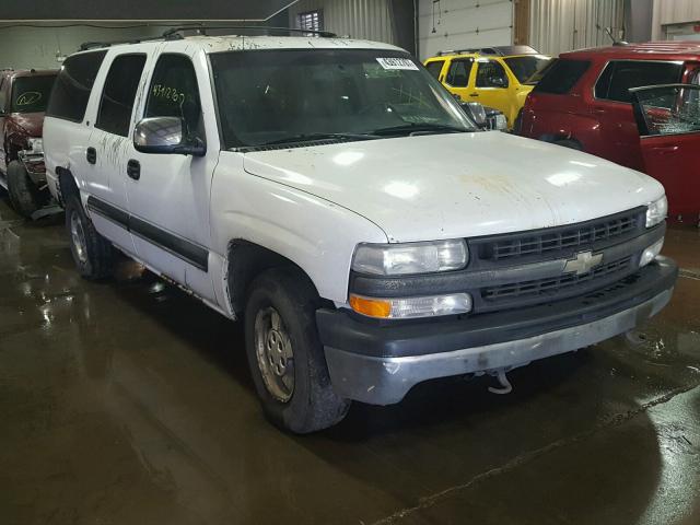 3GNFK16T61G132390 - 2001 CHEVROLET SUBURBAN K WHITE photo 1