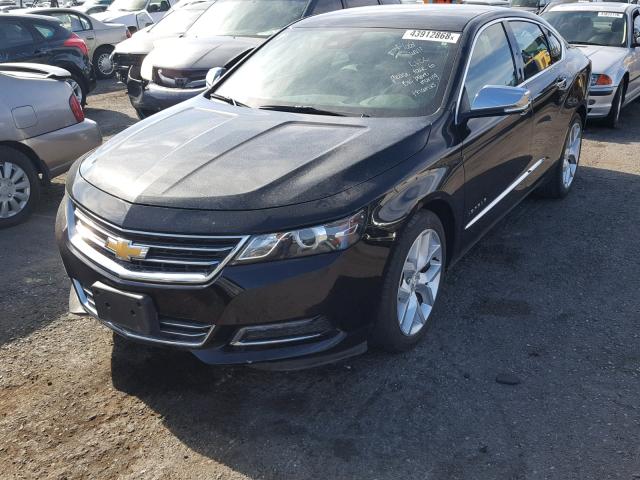 1G1145S37HU138015 - 2017 CHEVROLET IMPALA PRE BLACK photo 2