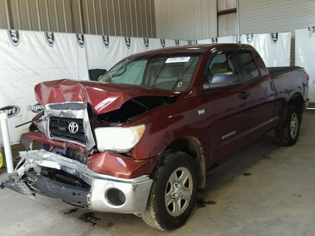 5TBBT54148S464152 - 2008 TOYOTA TUNDRA BURGUNDY photo 2