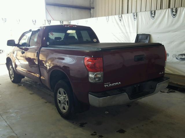 5TBBT54148S464152 - 2008 TOYOTA TUNDRA BURGUNDY photo 3