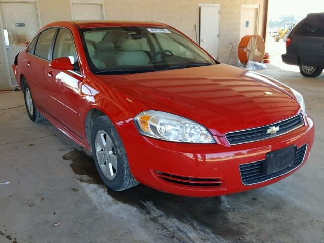 2G1WT57K391300938 - 2009 CHEVROLET IMPALA 1LT RED photo 1