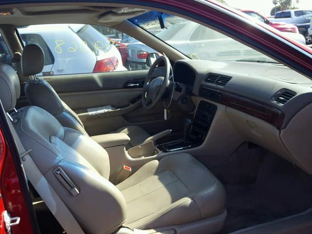 19UYA2255WL001500 - 1998 ACURA 3.0CL RED photo 5