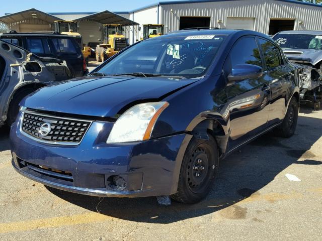 3N1AB61E18L679841 - 2008 NISSAN SENTRA BLUE photo 2