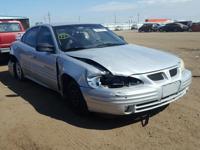 1G2NF52T11C177864 - 2001 PONTIAC GRAND AM S SILVER photo 1