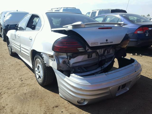 1G2NF52T11C177864 - 2001 PONTIAC GRAND AM S SILVER photo 3