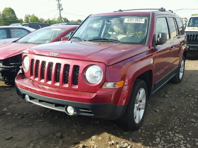 1C4NJPCB7CD601783 - 2012 JEEP PATRIOT LI RED photo 2